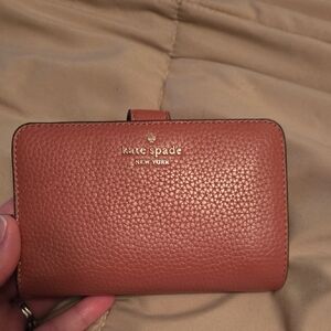 Kate Spade Pink Leather Card Holder